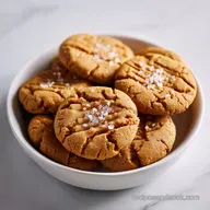 Peanut Butter Cookies with Sea Salt