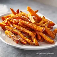 Air Fryer Sweet Potato Fries with Cornstarch