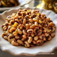 Lucky Food for the New Year with Black Eyed Peas Recipe