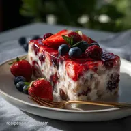 New Year Party Dessert Recipe with Champagne and Berries