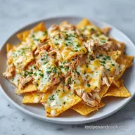 Chicken Nachos for 8 Servings: Baked
