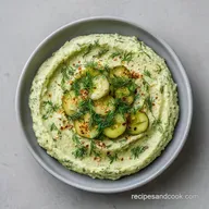 Dill Pickle Hummus in 5 Minutes