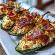 Mouthwatering Jalapeno Popper with Creamy Ranch Filling and Bacon: Oven-Only