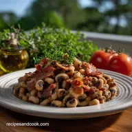 The Best Creamy Southern Black Eyed Peas with Bacon