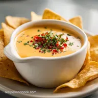 Crockpot Queso Dip with Ground Beef for 15