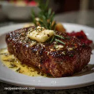 Best New Years Eve Dinner Recipe with Garlic Butter Steak