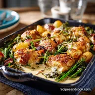 GlutenFree DairyFree Recipes: Zesty Tray Bake Dinner Creamy Sauce