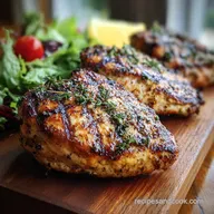 Healthy Grilled Chicken Marinade for 4 Servings