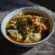 Kimchi and Dumpling Noodle Soup: Umami Broth Secret