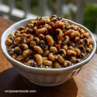 New Year S Day Lucky Food With Black Eyed Peas Recipe