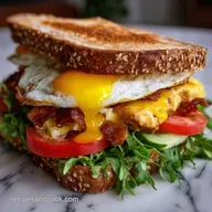 Breakfast Sandwich Meal Prep: High Protein Freezer Ready