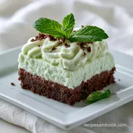 Chocolate Mint Bars: No Bake Method