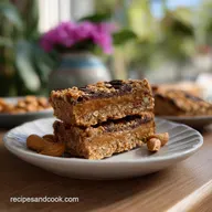 Peanut Butter Oatmeal Bars: One-Bowl Bake