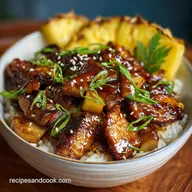 Pineapple Teriyaki Chicken: Silky Glazed