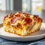 Easy Pizza Biscuit Casserole in 35 Minutes