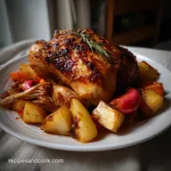 Winter Dinner Recipe with Roasted Chicken