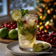 White Christmas Mojitos: Velvety Winter Drink