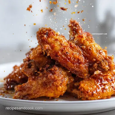 Air Fryer Chicken Wings Crispy in 30 Minutes Recipe Card