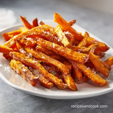 Air Fryer Sweet Potato Fries for 4 Servings