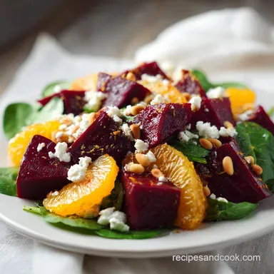 Roasted Beet Mandarin Orange Salad