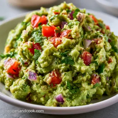 Best Easy Guacamole Recipe in 10 Minutes Recipe Card