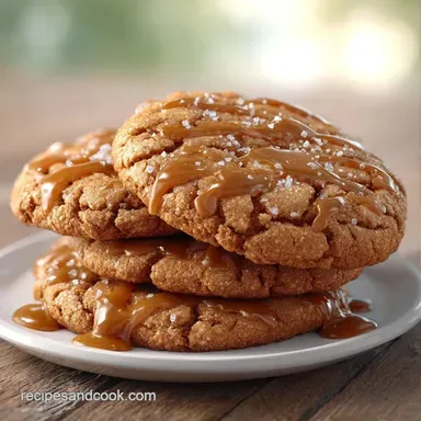 Bourbon Toffee Cookies with Brown Butter Recipe Card