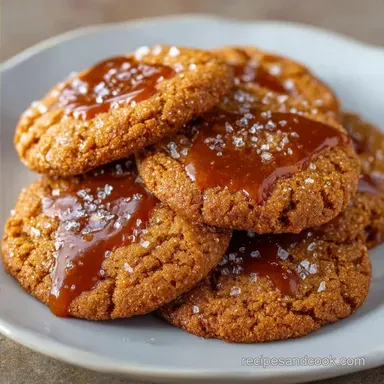 Bourbon Toffee Cookies with Brown Butter