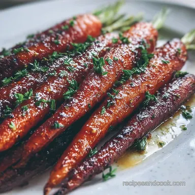 Brown Sugar Carrots: Baked in 25 Minutes Recipe Card