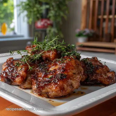 Brown Sugar Chicken: Baked in 30 Minutes Recipe Card