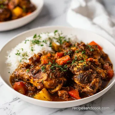 Caribbean Chicken Stew for 5 Servings
