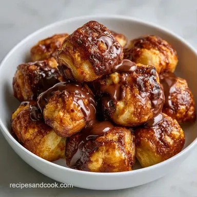 Chocolate Croissant Bake for 8 Servings Recipe Card