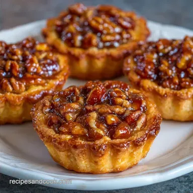 Turtle Tassies with Coconut Sugar