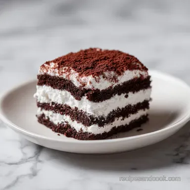 Christmas Cookie Lasagna with Oreo Crust Recipe Card
