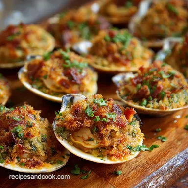 Clams Casino: The Ultimate Crispy Baked Appetizer Recipe Card