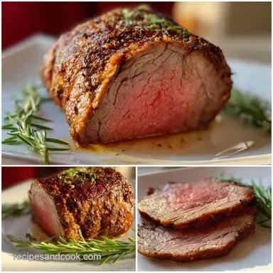 Cooking Sirloin Tip Roast Oven-Only Method Recipe Card