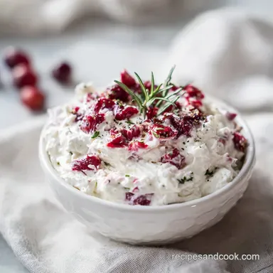 Cranberry Cream Cheese Dip Recipe in 10 Minutes Recipe Card