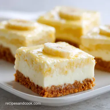 Banana Pudding Bars in 30 Minutes Recipe Card