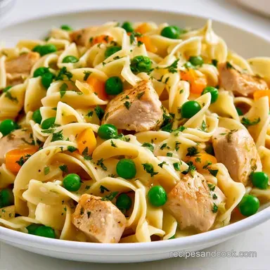 Turkey Noodle Casserole for 12 Servings