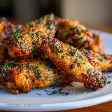 Garlic Parmesan Wings for 4 Servings