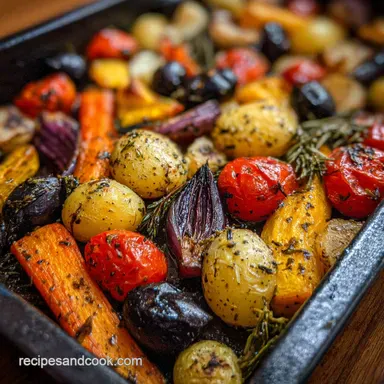 Daniel Fast Recipe with Roasted Vegetables - Oven-Only Crispy