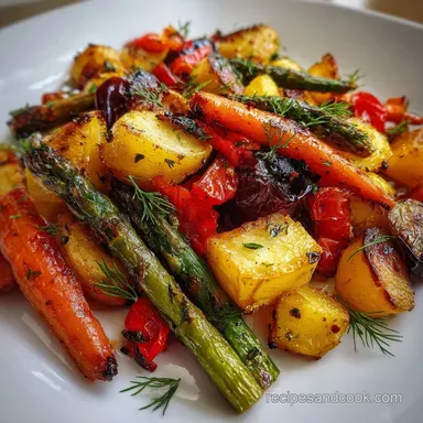Delicious Daniel Fast Recipe with Roasted Vegetables You'll Actually Enjoy: Oven-Only Method Recipe Card