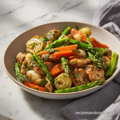 Easiest Dinner in 30 Minutes with Chicken Recipe Card