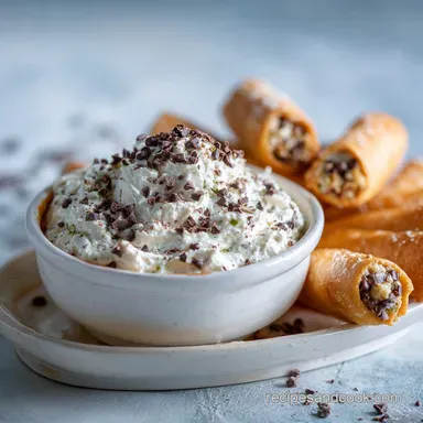 Easy Cannoli Dip with Mascarpone in 10 Minutes