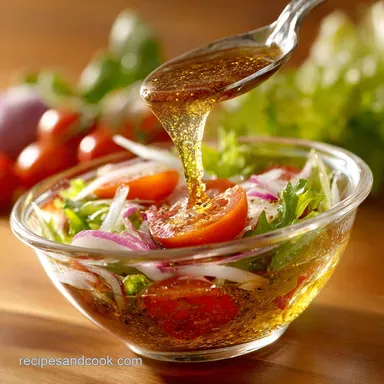 Champagne Vinaigrette: Light, Bright Effortlessly Elegant Dressing Recipe Card