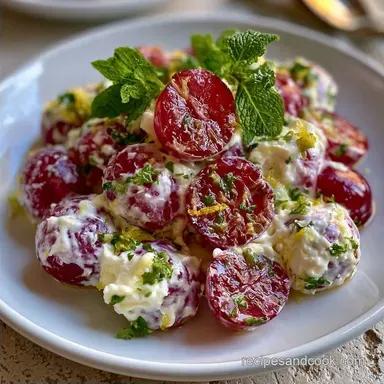 Easy Cream Cheese Fruit Salad: Creamy