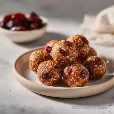 Easy Healthy Protein Balls Recipe in 15 Minutes Recipe Card