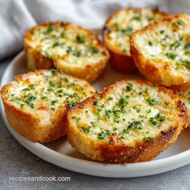 Easy Parmesan Bread Bites Recipe: Crispy Recipe Card