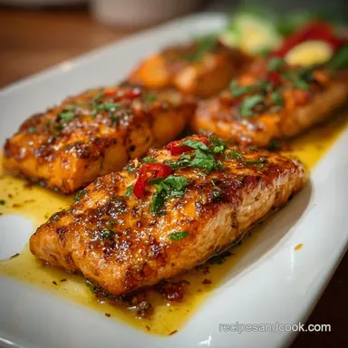 Salmon Marinade: Easy Baked in 30 Minutes Recipe Card