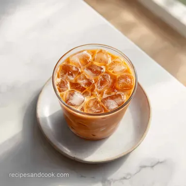 Thai Iced Tea with Condensed Milk for 2 Servings