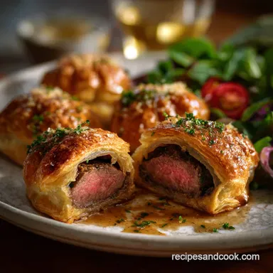 Elegant Mini Beef Wellington Bites For Your Party Recipe Card